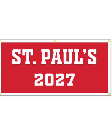 Felt Banner with Year