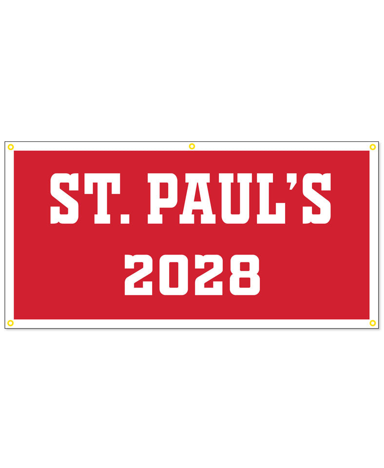 Felt Banner with Year