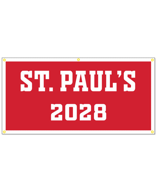 Felt Banner with Year