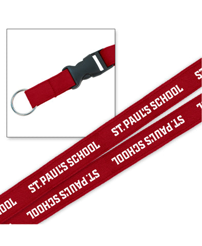 Lanyard with Detachable Key Ring