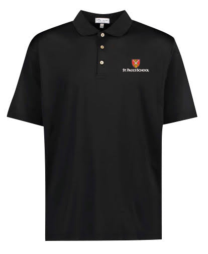Peter Millar Men's Solid Performance Polo - Self Collar