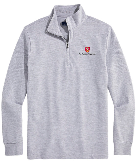 Vineyard Vines Mens Solid Saltwater Quarter-Zip